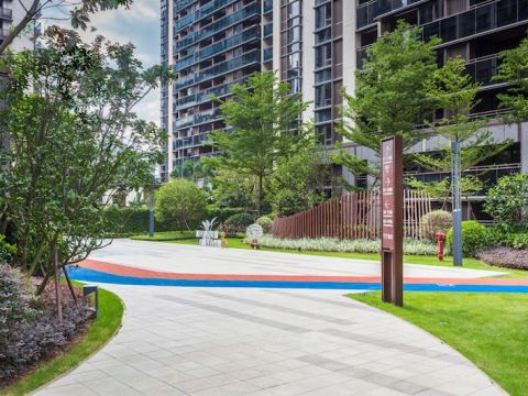 福州阳光城檀府项目高层及别墅景观绿化工程