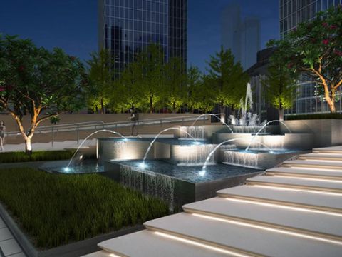 皇岗北广场休闲带项目设计