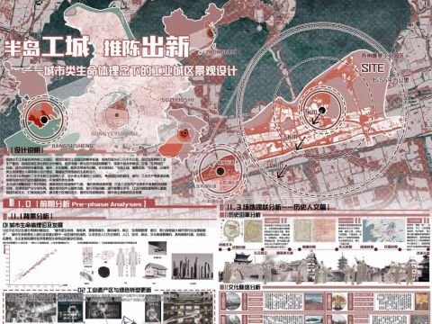 半岛工城，推陈出新——城市类生命体理念下的工业城区景观设计