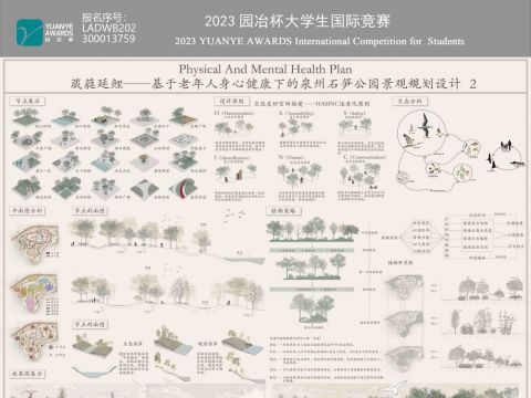 葳蕤延鲤—基于老年人身心健康下的泉州石笋公园景观规划设计