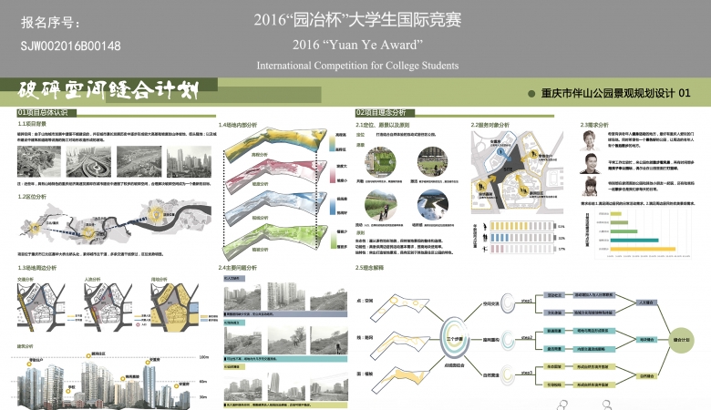 破碎空间缝合计划——重庆市伴山公园景观规划设计