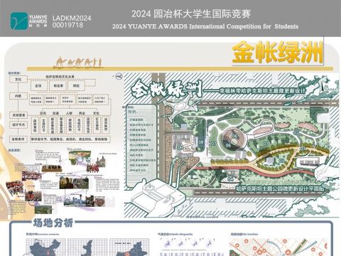 金帐绿洲——幸福林带哈萨克斯坦主题公园微更新设计