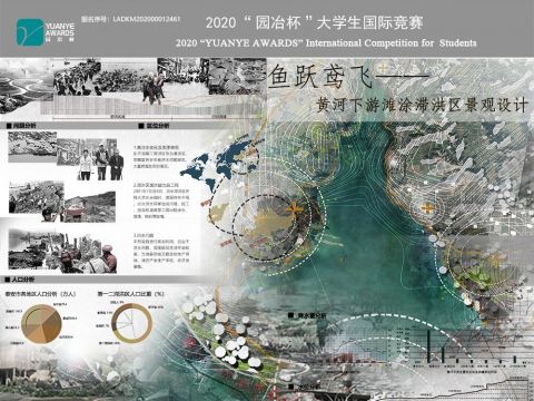 鱼跃鸢飞—黄河下游滩涂滞洪区景观设计