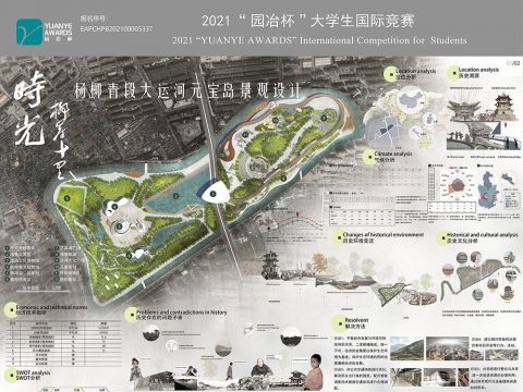 时光·柳岸十里—杨柳青段大运河元宝岛景观设计