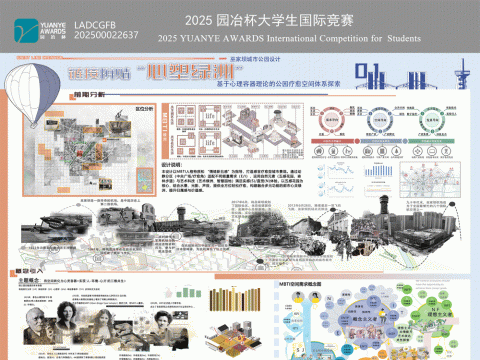 链接拼贴“心塑绿洲”--基于心理容器理论的公园疗愈空间体系探索